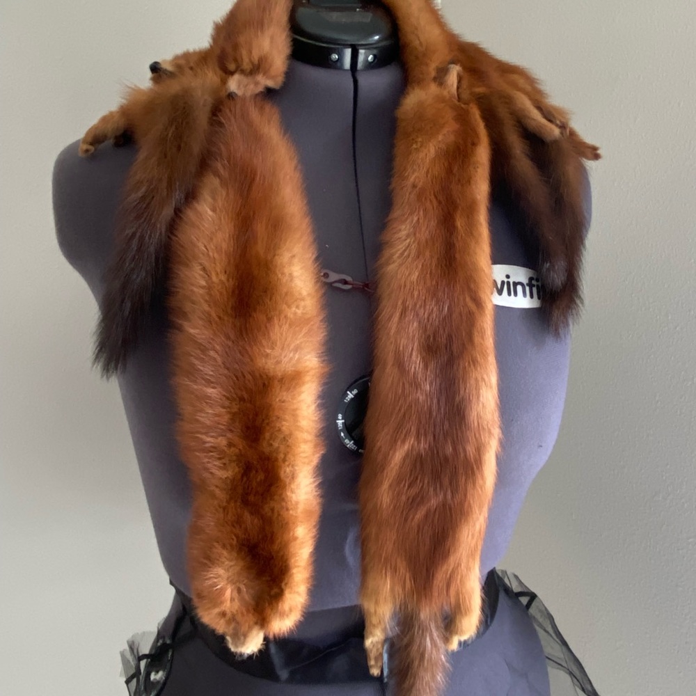 Mink (Real Mink) Collar Scarf